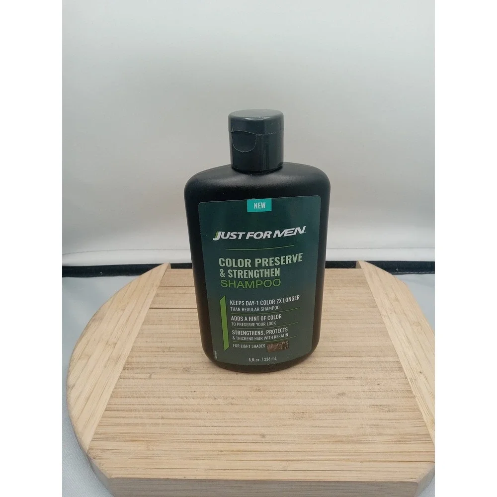 Just For Men Color Preserve & Strengthen Shampoo -‎ 8 oz, Light Shades